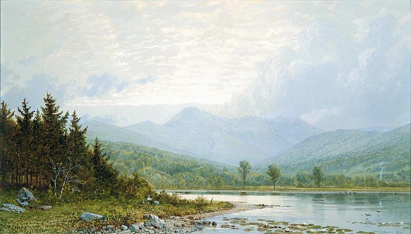 William Trost Richards – Sunset on Mount Chocorua, New Hampshire, Metropolitan Museum: part 3