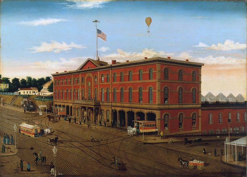 William H. Schenck – The Third Avenue Railroad Depot, Metropolitan Museum: part 3
