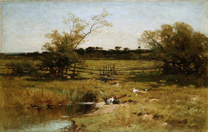 George Henry Smillie – East Hampton Meadows, Metropolitan Museum: part 3
