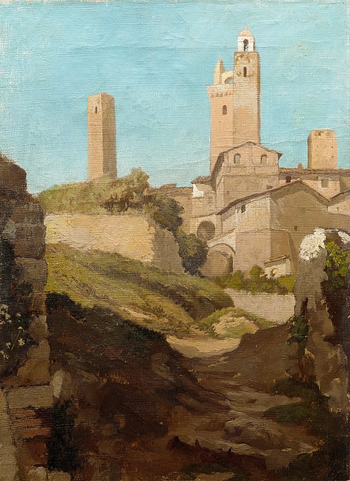 Elihu Vedder – San Gimignano, Metropolitan Museum: part 3