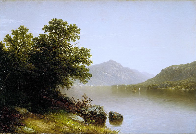 John William Casilear – Lake George, Metropolitan Museum: part 3
