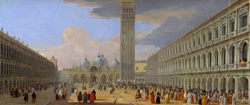Luca Carlevaris – Piazza San Marco, Venice, Metropolitan Museum: part 3