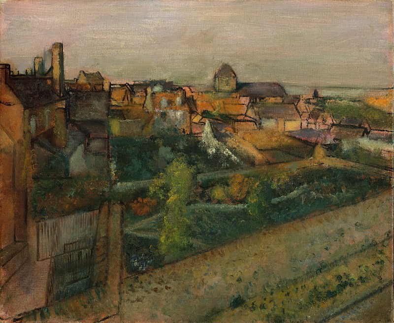 Edgar Degas – View of Saint-Valéry-sur-Somme, Metropolitan Museum: part 3