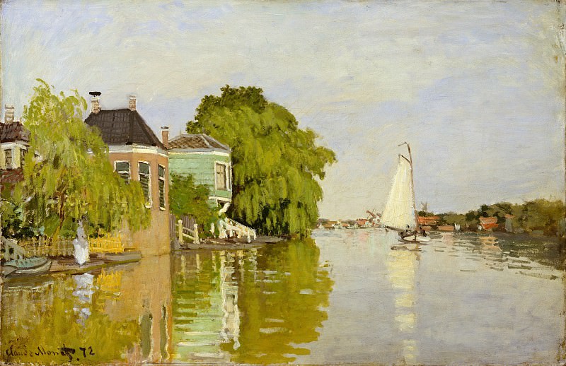 Claude Monet – Houses on the Achterzaan, Metropolitan Museum: part 3