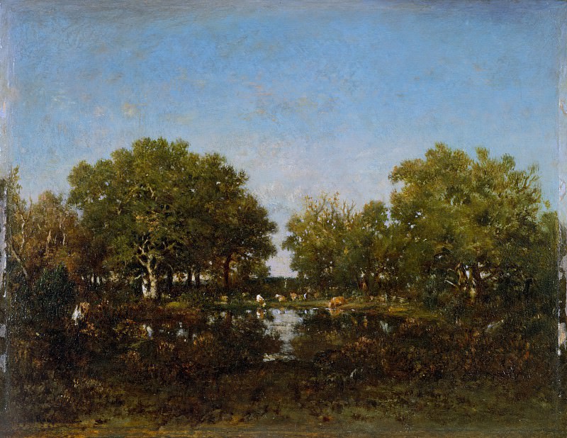 Théodore Rousseau – The Pool , Metropolitan Museum: part 3