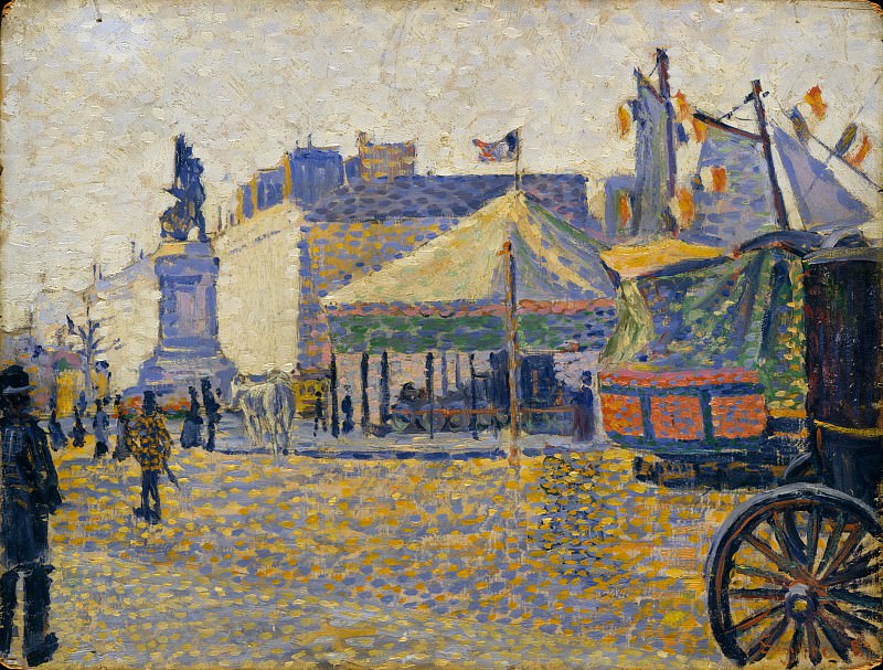 Paul Signac – Place de Clichy, Metropolitan Museum: part 3