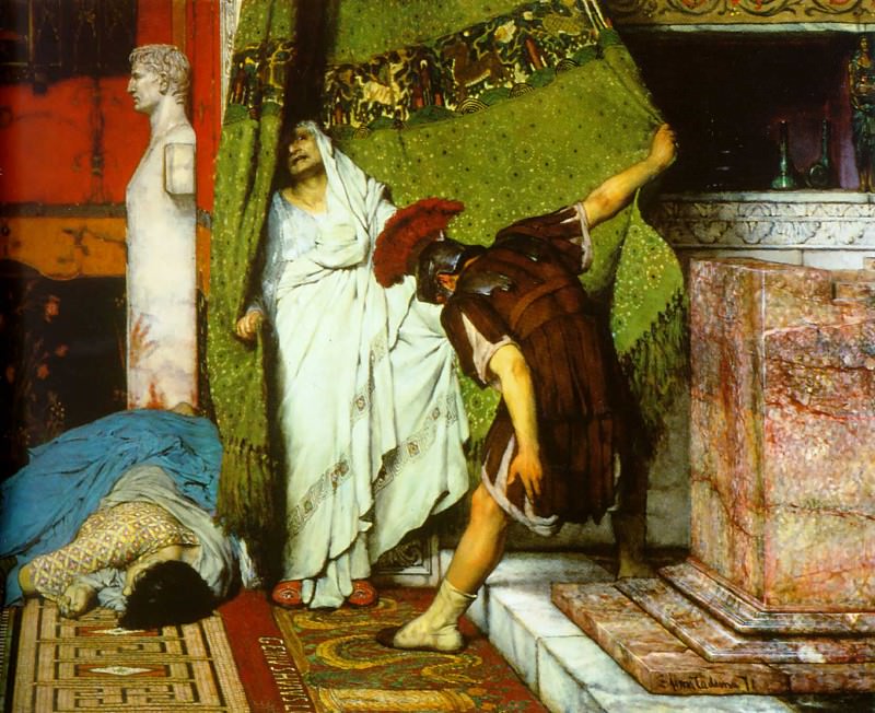 Римский император 41 г. н.э. , Лоуренс Альма-Тадема