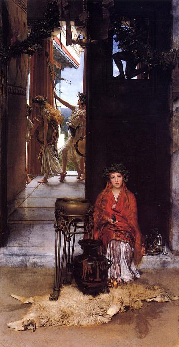 The Way to the Temple, Lawrence Alma-Tadema