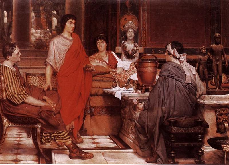 Catullus at Lesbia’s, Lawrence Alma-Tadema