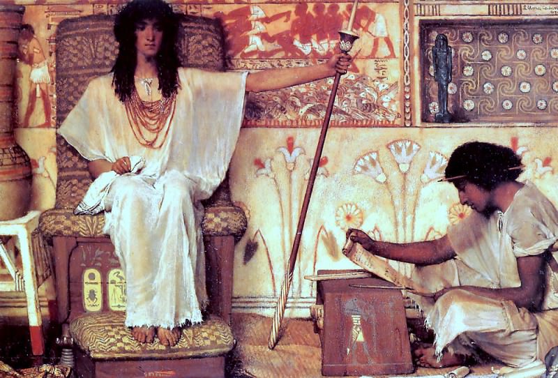 Joseph – overseer of the pharoahs granaries, Lawrence Alma-Tadema