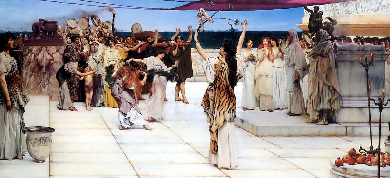 A Dedication to Bacchus, Lawrence Alma-Tadema