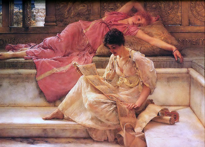 Favourite Poet, Lawrence Alma-Tadema
