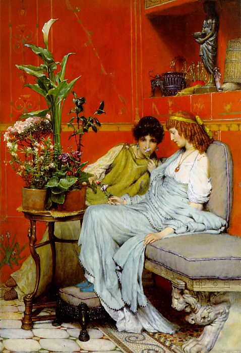 Confidences, Lawrence Alma-Tadema