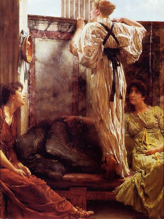 Who is it?, Lawrence Alma-Tadema