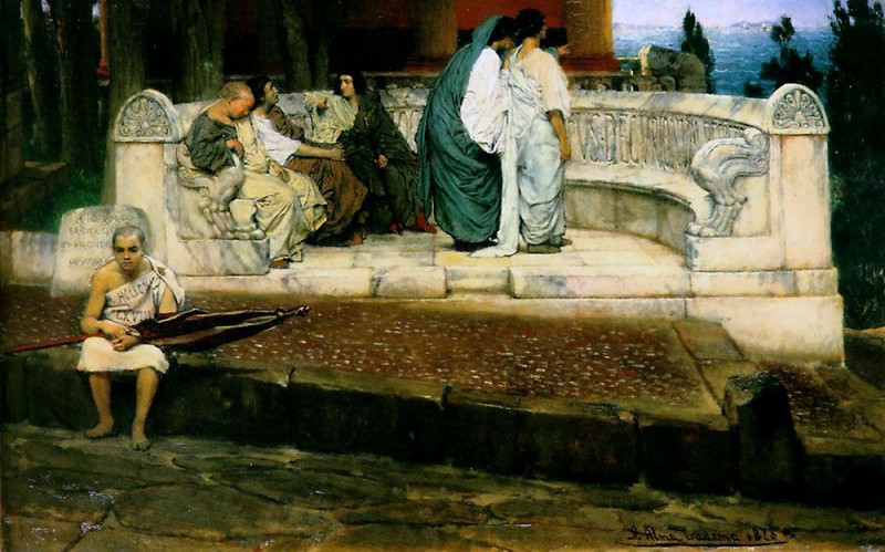 An Exedra, Lawrence Alma-Tadema