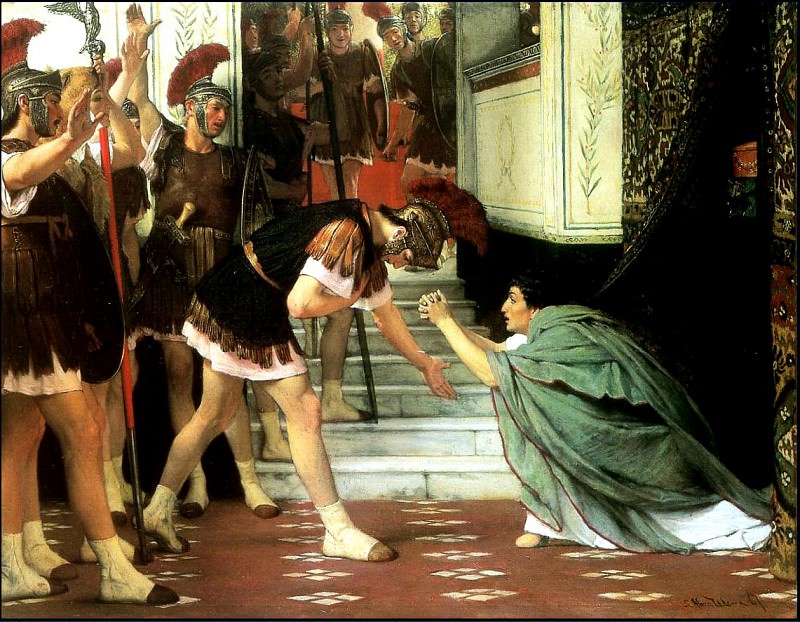 Proclaiming claudius emperor, Lawrence Alma-Tadema