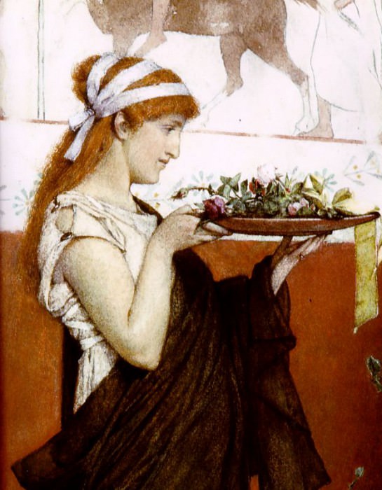 Offerta votiva, Lawrence Alma-Tadema