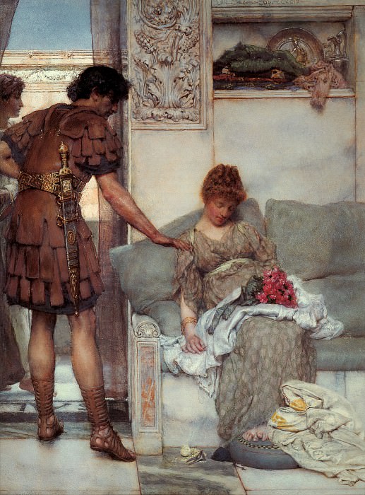 A Silent Greeting, Lawrence Alma-Tadema