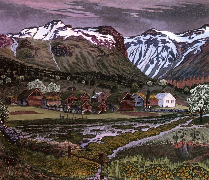 Astrup Nikolai Soleienatt, Норвежские художники