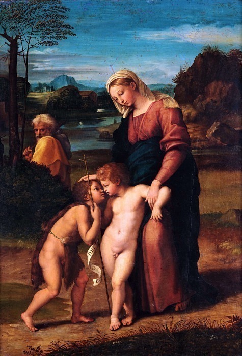 Madonna del Passeggio [and Giovanni Francesco Penni], Raffaello Sanzio da Urbino) Raphael (Raffaello Santi