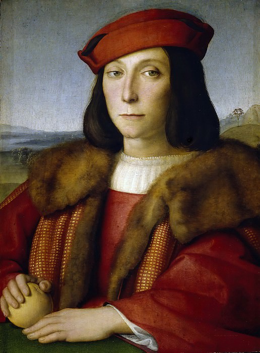 Portrait of a Man, thought to be Francesco Maria della Rovere, Raffaello Sanzio da Urbino) Raphael (Raffaello Santi
