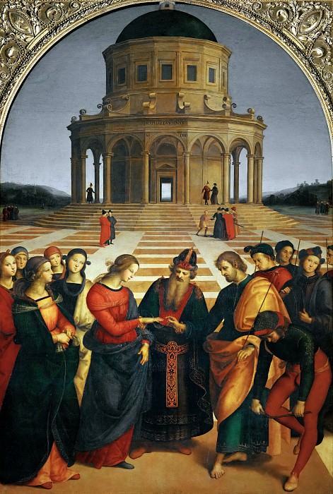 Marriage of the Virgin, Raffaello Sanzio da Urbino) Raphael (Raffaello Santi