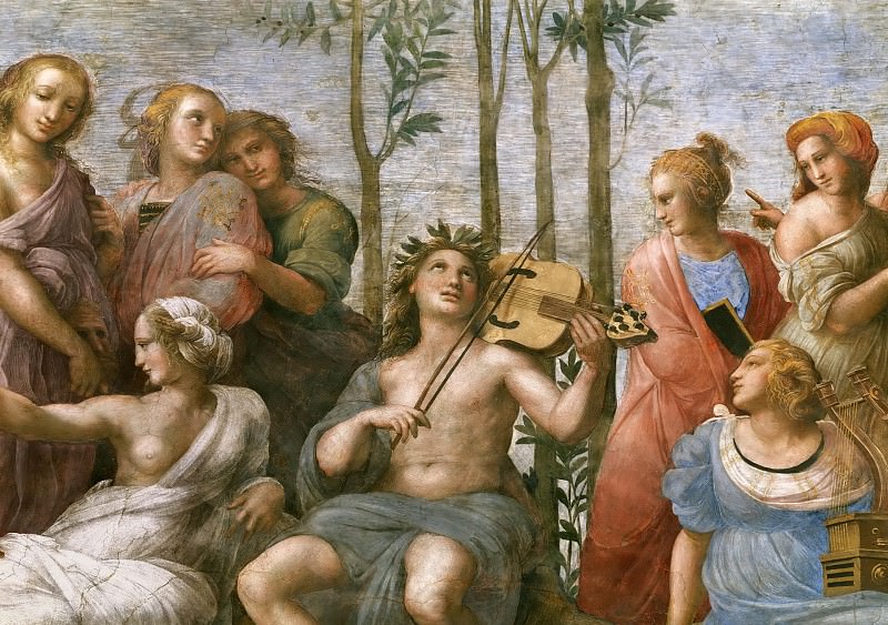 Stanza della Segnatura: The Parnassus , Raffaello Sanzio da Urbino) Raphael (Raffaello Santi