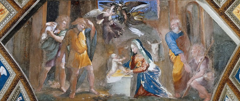 Adoration of the Shepherds, Raffaello Sanzio da Urbino) Raphael (Raffaello Santi
