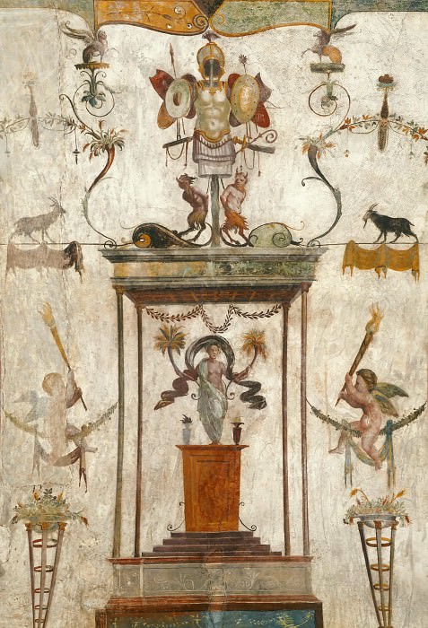 Fresco in Loggetta of Cardinal Bibbiena