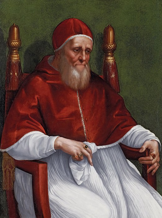 Portrait of Pope Julius II, Raffaello Sanzio da Urbino) Raphael (Raffaello Santi