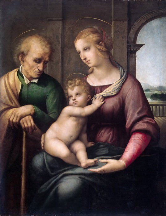 Holy Family , Raffaello Sanzio da Urbino) Raphael (Raffaello Santi
