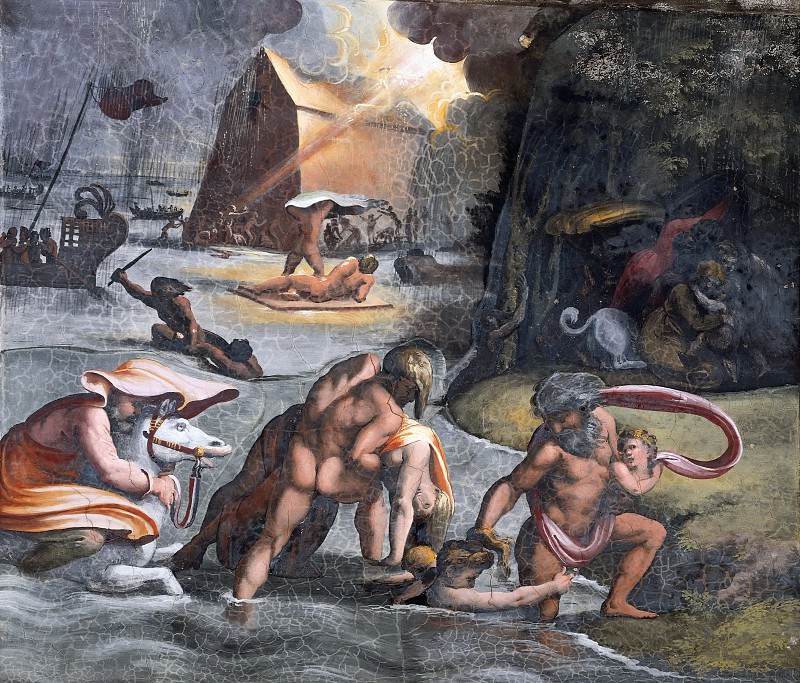 The Flood, Raffaello Sanzio da Urbino) Raphael (Raffaello Santi