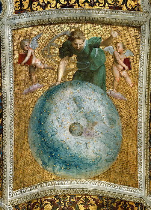 Stanza della Segnatura: Ceiling – Astronomy, Raffaello Sanzio da Urbino) Raphael (Raffaello Santi