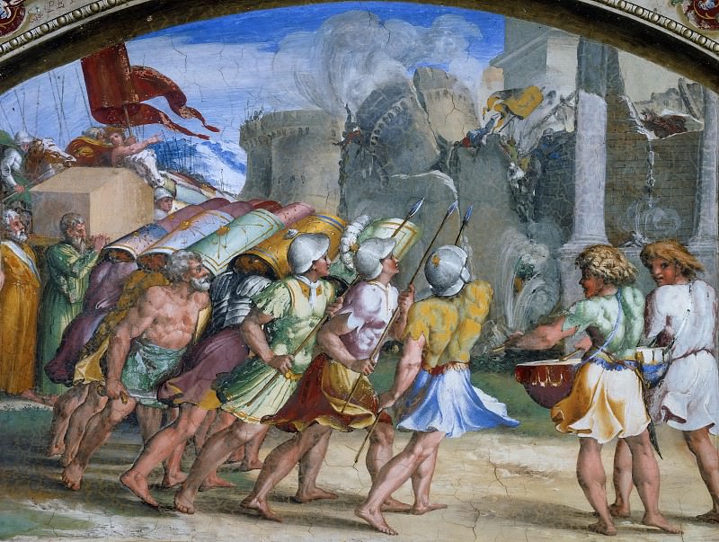 Fall of Jericho, Raffaello Sanzio da Urbino) Raphael (Raffaello Santi
