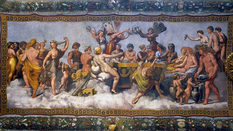 Wedding of Cupid und Psyche, Raffaello Sanzio da Urbino) Raphael (Raffaello Santi