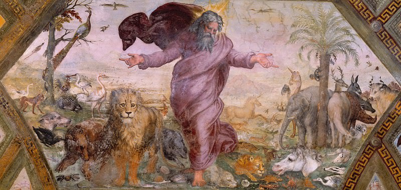 Creation of the Animals, Raffaello Sanzio da Urbino) Raphael (Raffaello Santi
