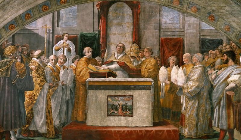 Станца Пожар в Борго: Клятва папы Льва III