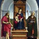 The Ansidei Madonna, Raffaello Sanzio da Urbino) Raphael (Raffaello Santi