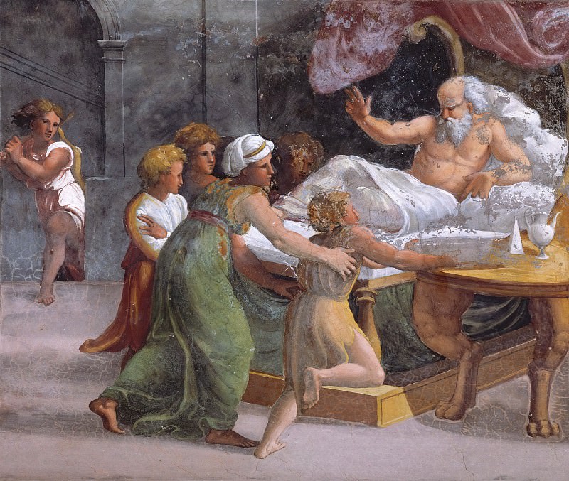 Isaac Blesses Jacob, Raffaello Sanzio da Urbino) Raphael (Raffaello Santi