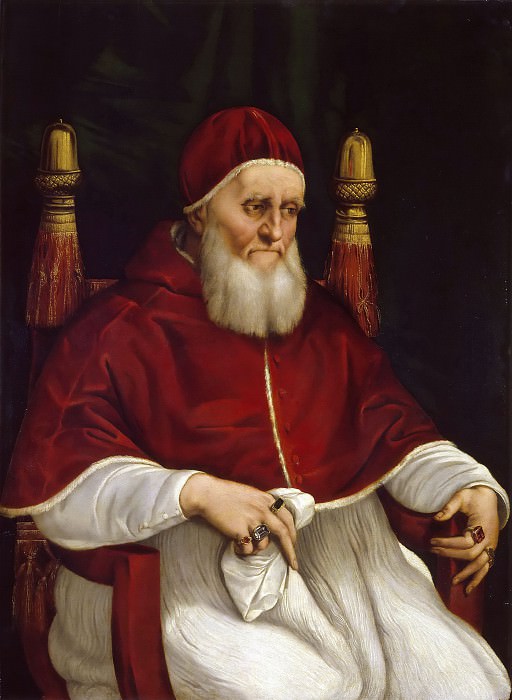 Portrait of Pope Julius II, Raffaello Sanzio da Urbino) Raphael (Raffaello Santi