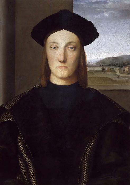 Portrait of Guidobaldo da Montefeltro, Raffaello Sanzio da Urbino) Raphael (Raffaello Santi