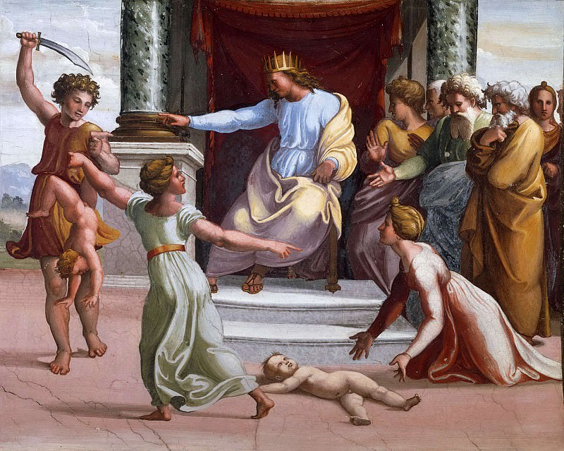 Judgment of Solomon, Raffaello Sanzio da Urbino) Raphael (Raffaello Santi
