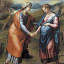 La Visitación, Raffaello Sanzio da Urbino) Raphael (Raffaello Santi