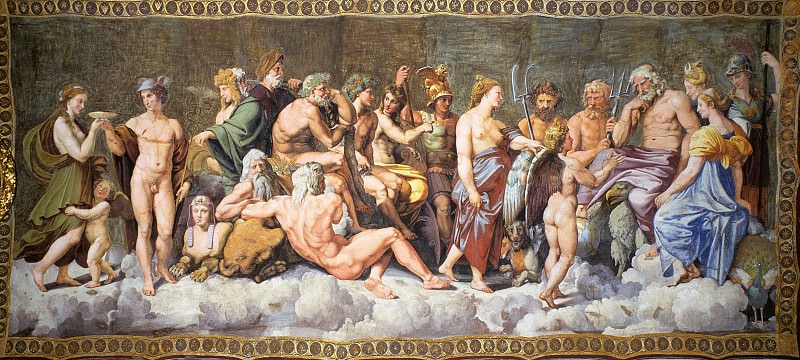 The Council of the Gods, Raffaello Sanzio da Urbino) Raphael (Raffaello Santi
