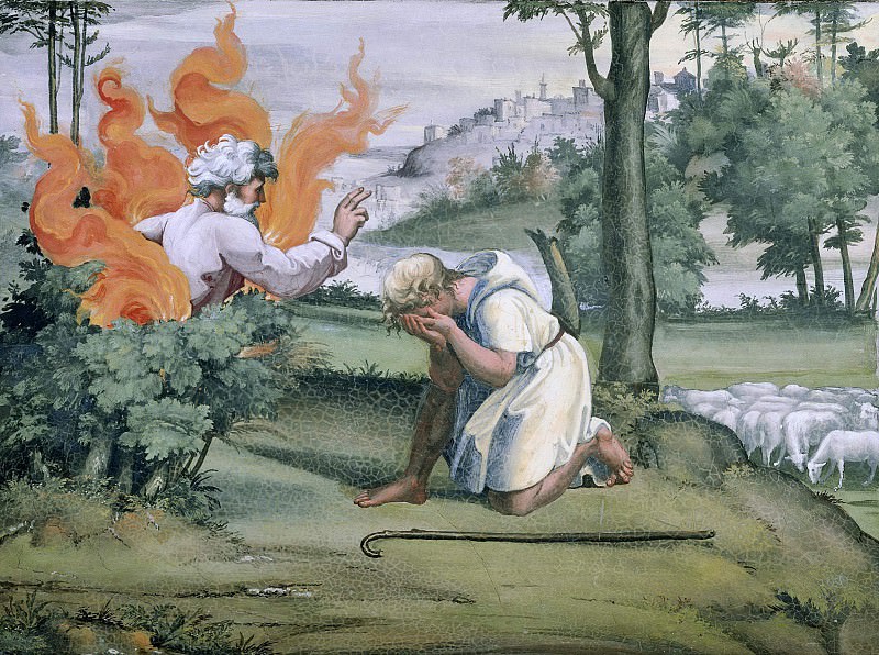 The Burning Bush, Raffaello Sanzio da Urbino) Raphael (Raffaello Santi