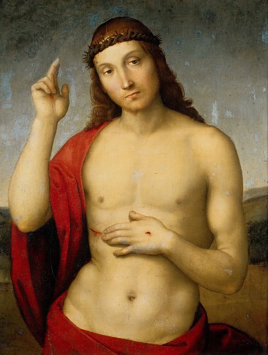 Christ Blessing, Raffaello Sanzio da Urbino) Raphael (Raffaello Santi