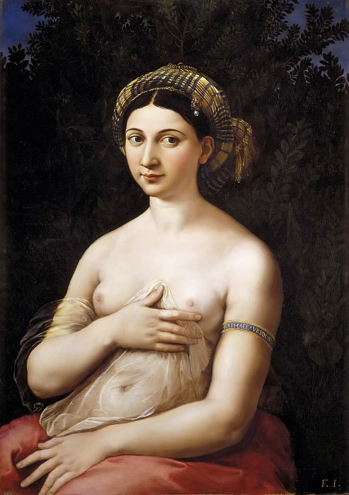 La fornarina, Raffaello Sanzio da Urbino) Raphael (Raffaello Santi
