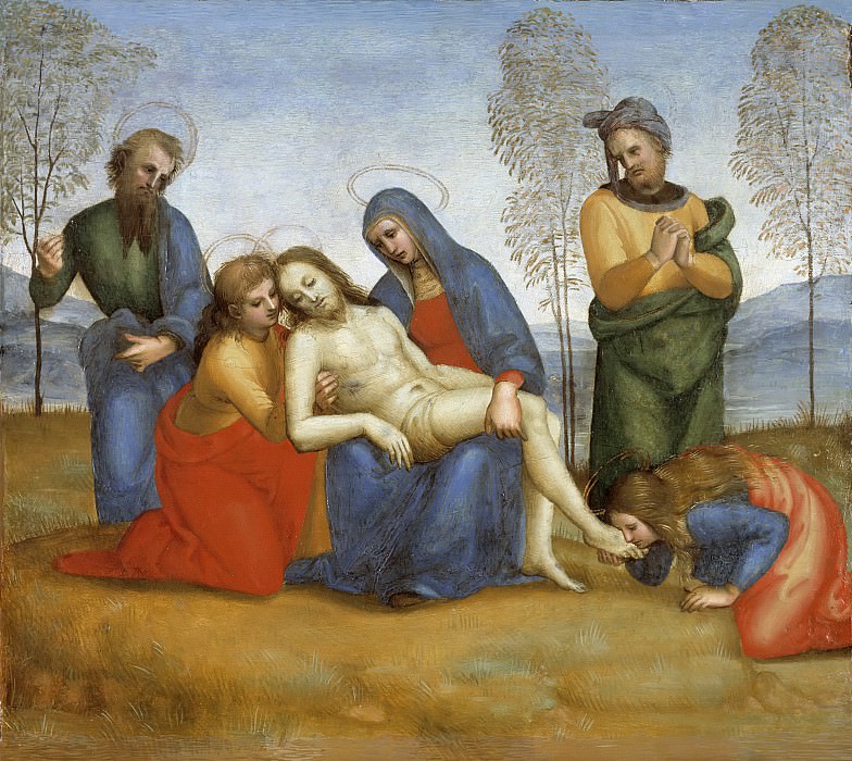 Pieta, Raffaello Sanzio da Urbino) Raphael (Raffaello Santi