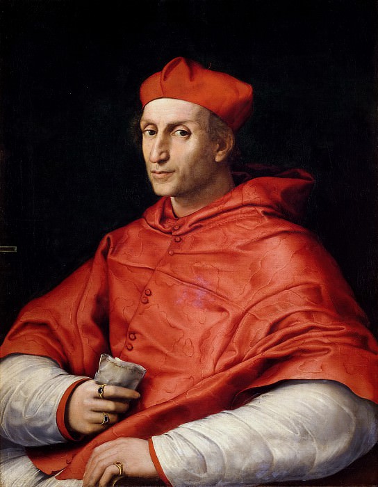 Portrait of Cardinal Bibbiena, Raffaello Sanzio da Urbino) Raphael (Raffaello Santi