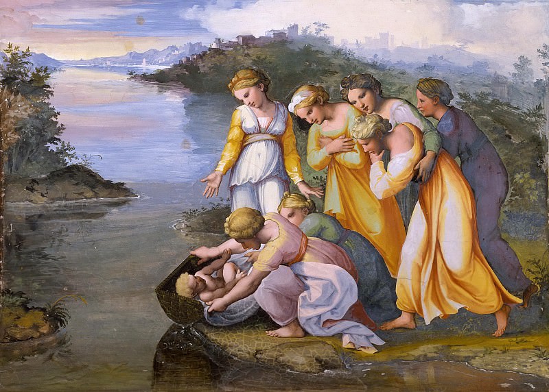 Moses Saved from the Waters, Raffaello Sanzio da Urbino) Raphael (Raffaello Santi